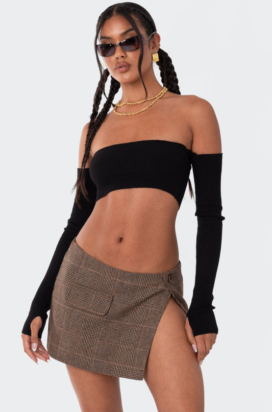 Dylan Knitted Bandeau Top