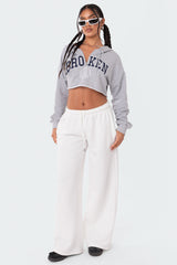 Kamari Low Rise Wide Sweatpants