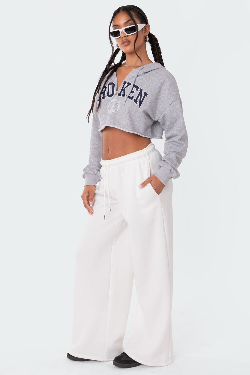 Kamari Low Rise Wide Sweatpants – edikted