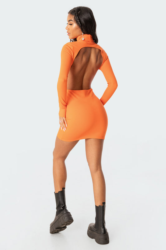 Rhani Open-Back Mini Dress