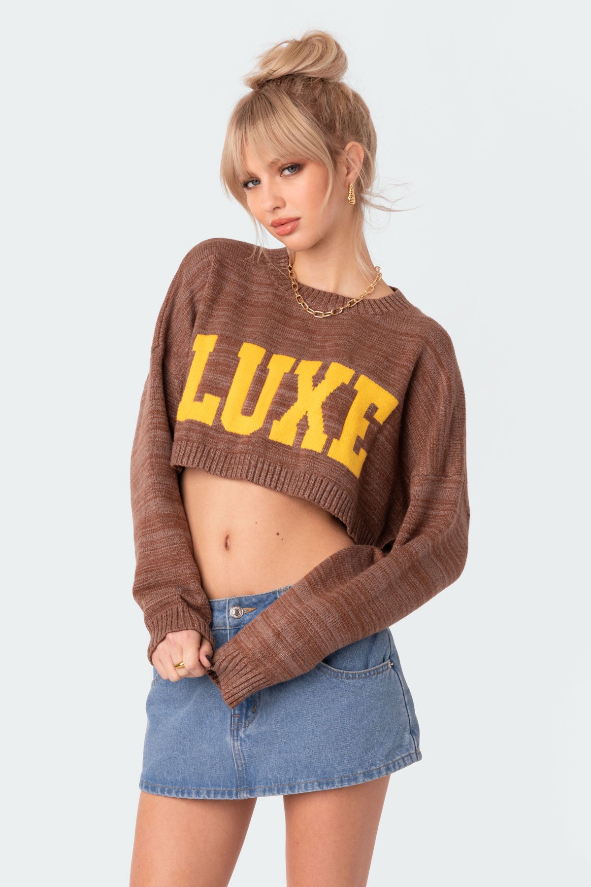 Luxe Cropped Sweater