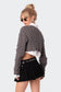 Steele Cropped Cable Knit Sweater