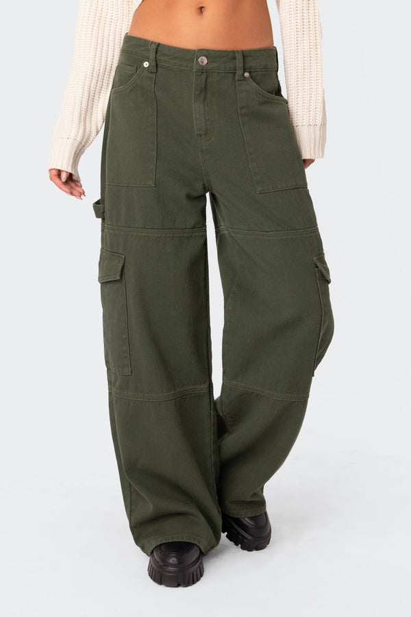 Ember Denim Cargo Pants