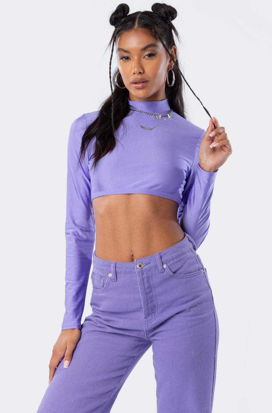 Kimmy Shiny Crop Top