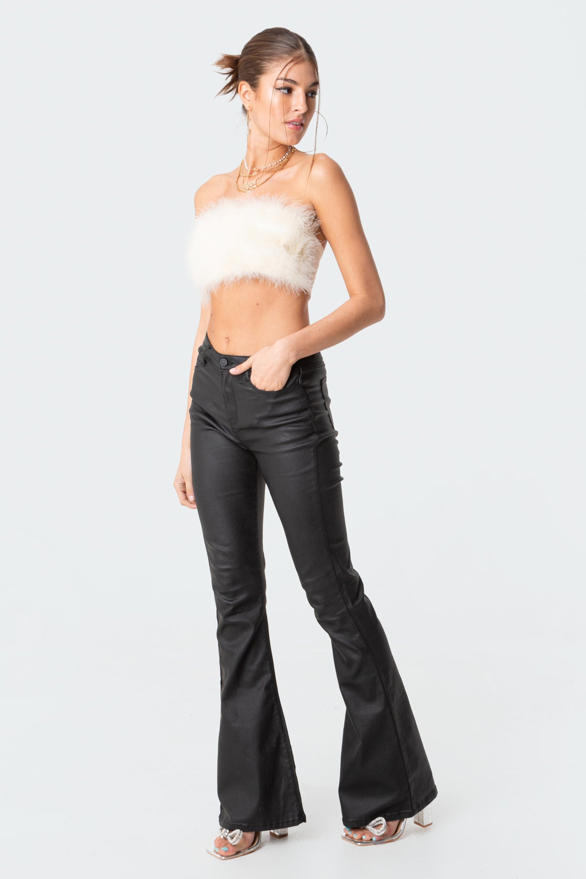 Trista Faux Fur Top