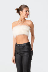 Trista Faux Fur Top