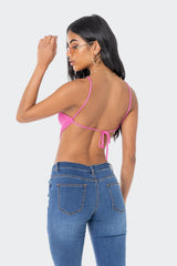 Harlow Knitted Open-Back Top