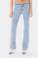 Pearly Heart Low-Rise Jeans