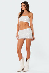 Tink Sequin Bandeau Top