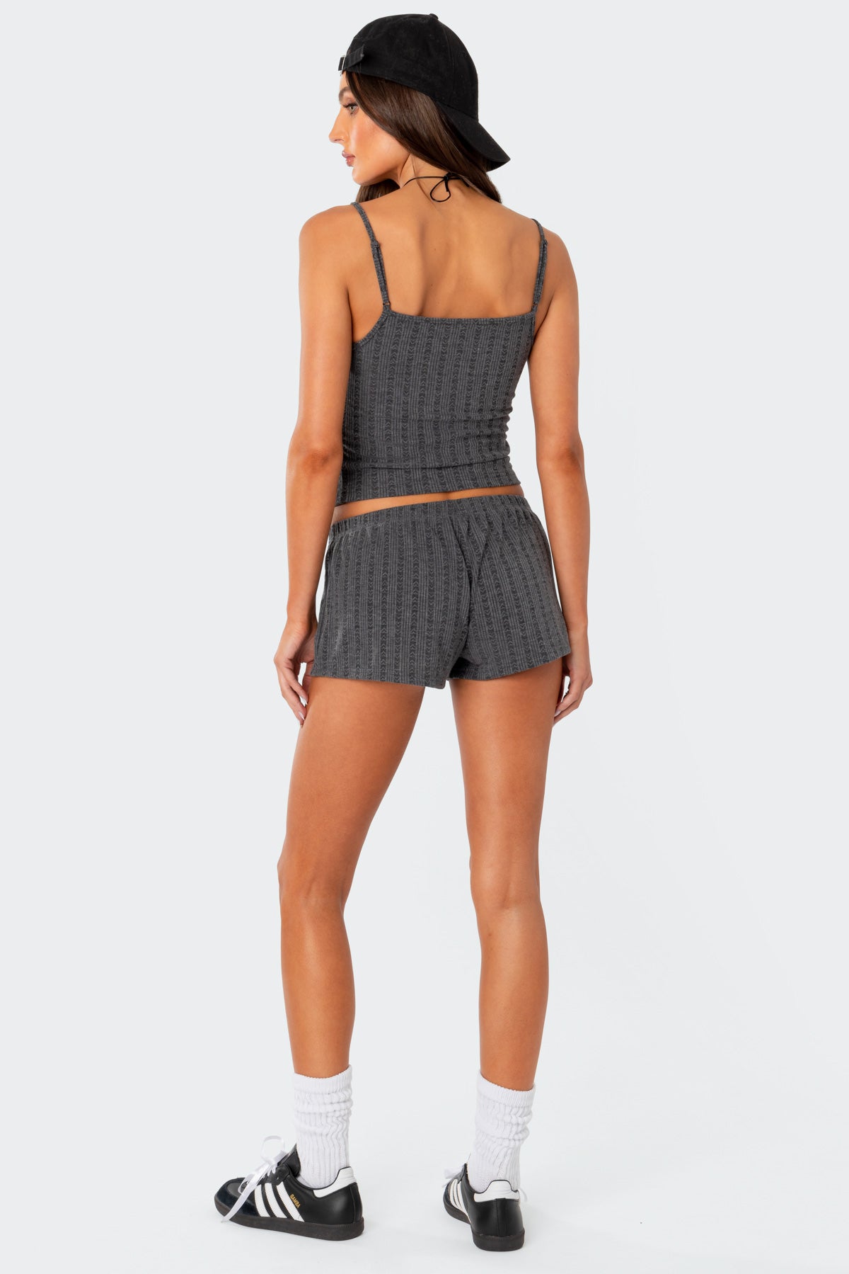 Irene Low Rise Pointelle Micro Shorts