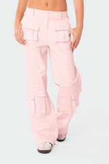 Joan Low Rise Cargo Pants