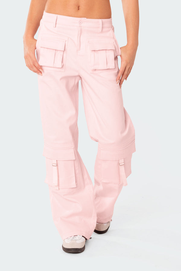 Joan Low Rise Cargo Pants