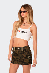 Dilfy Cropped Tank Top