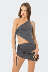 Frankie Asymmetric Drawstring Top