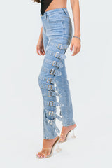 Buckle Up Stretch Jeans