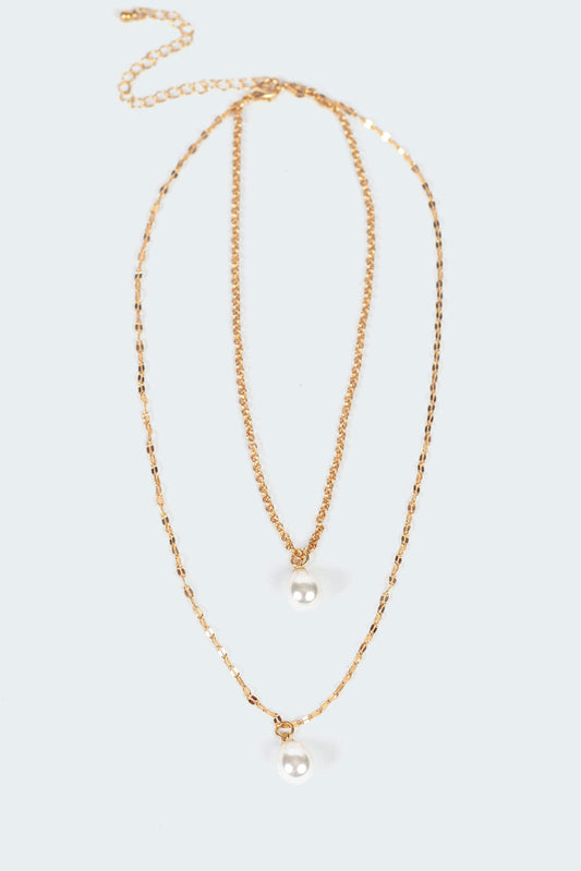 Princess Pearl Layered Necklace