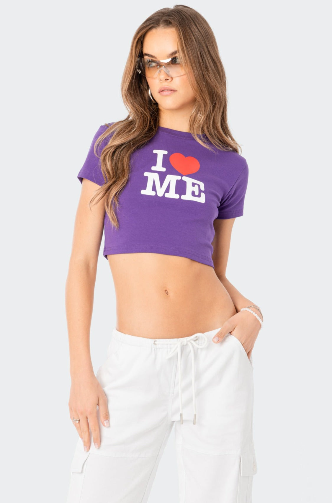 I Love Me Cropped T-Shirt