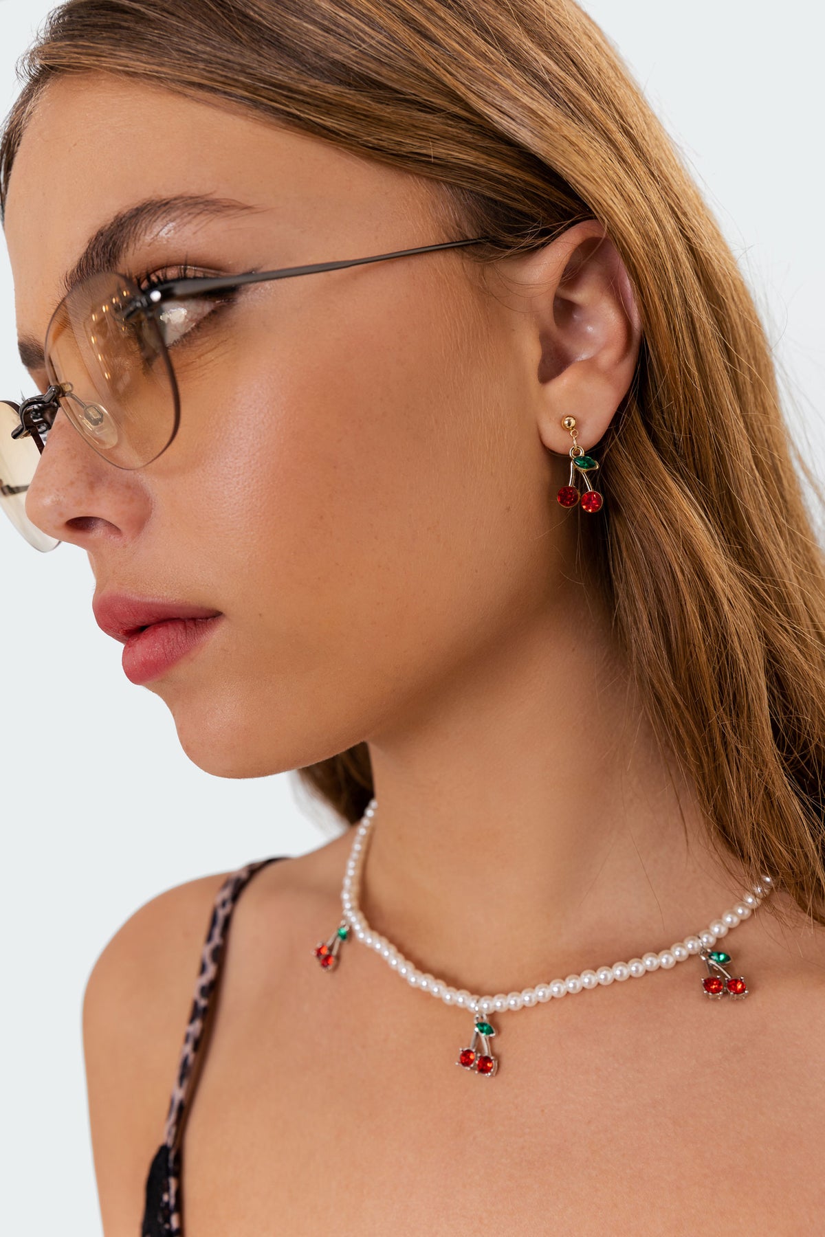 Cherry Drop Earrings