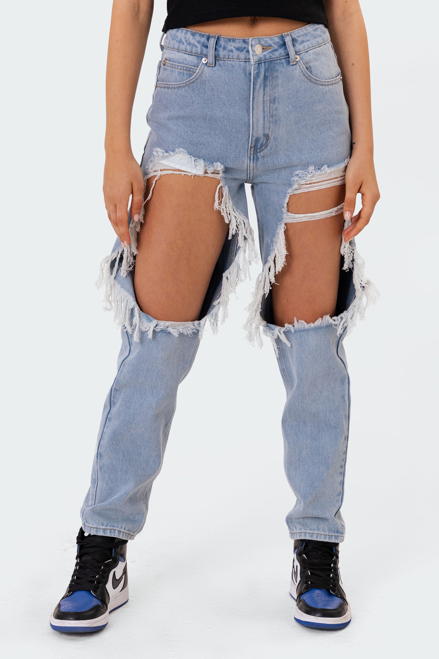 Distressed Doll Jeans