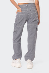 Stripe Out Cargo Pants