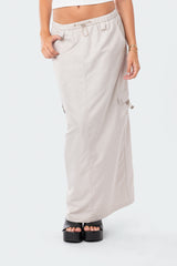 Demi Cargo Maxi Skirt