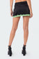 Lacey Satin Mini Skirt