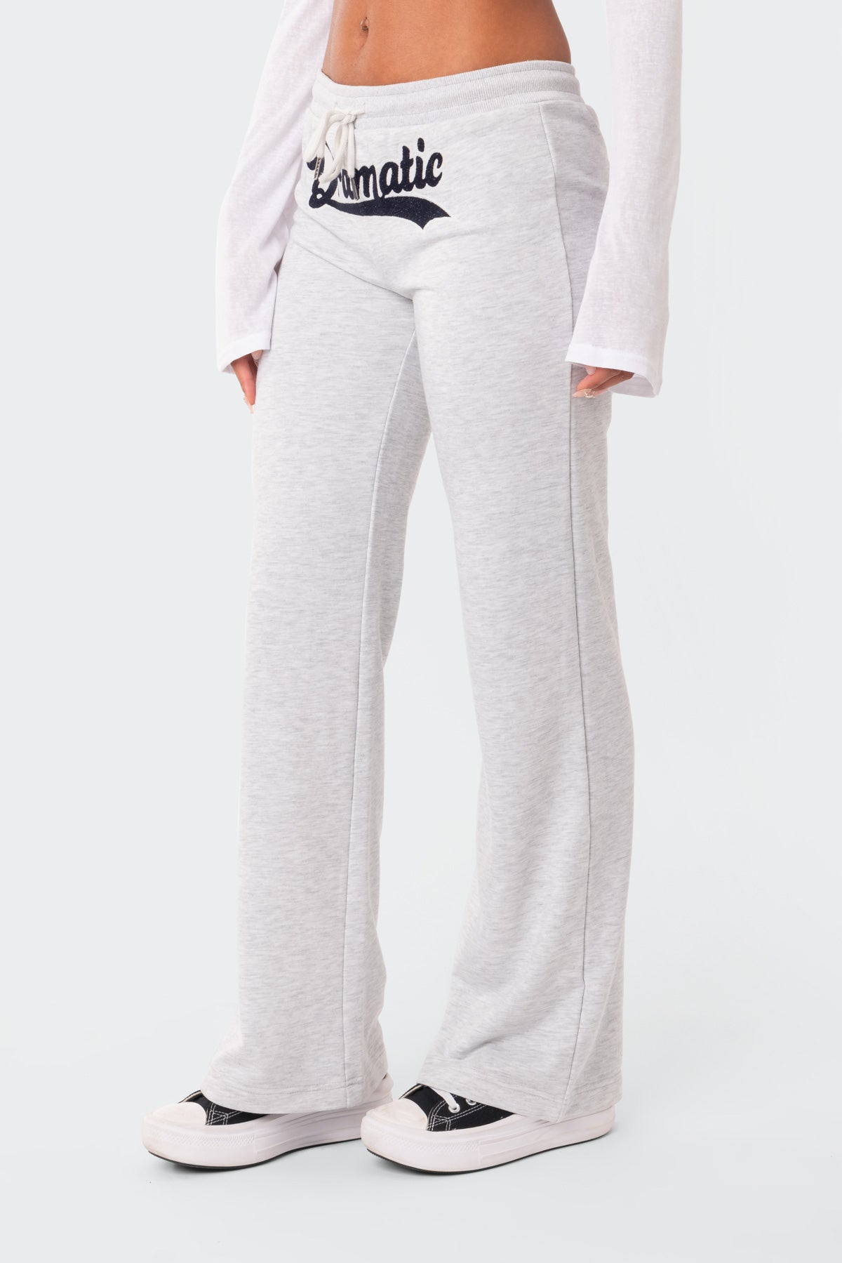 Dramatic Low-Rise Sweatpants