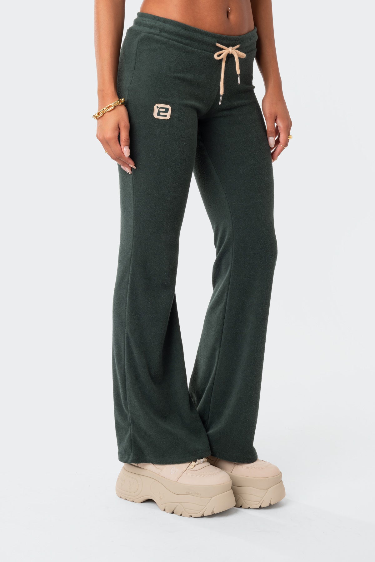 Terry Low-Rise Pants