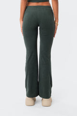 Terry Low-Rise Pants