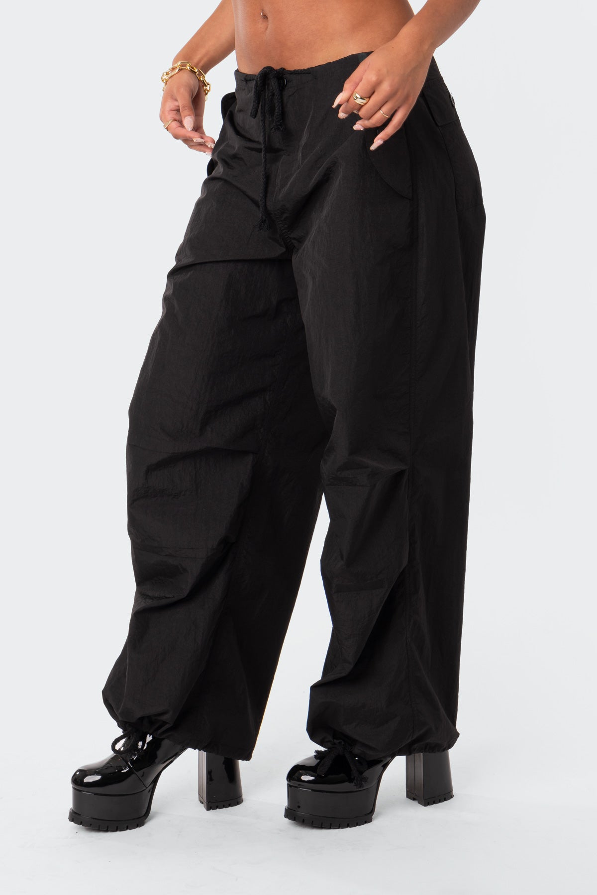 Rian Nylon Cargo Pants