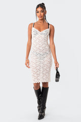 Dori Lace Midi Dress