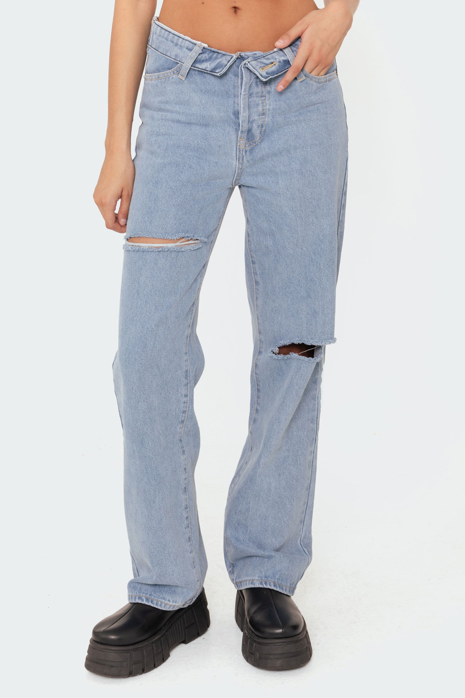 Raquel Folded Jeans