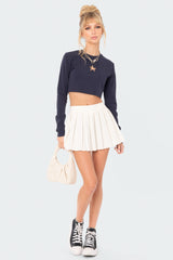 Alani Pleated Mini Skirt