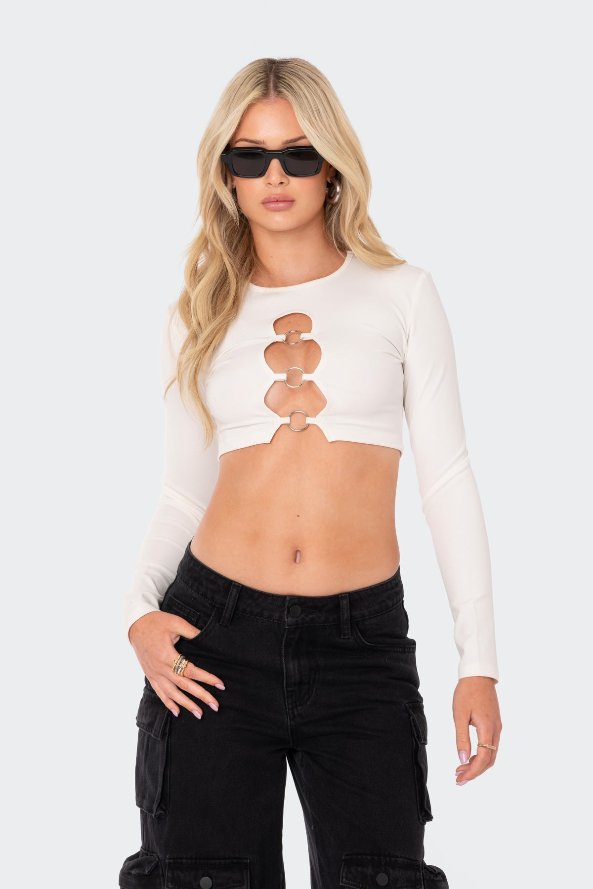 Patricia Open-Ring Top