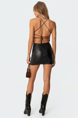 Dani Open Back Mini Dress