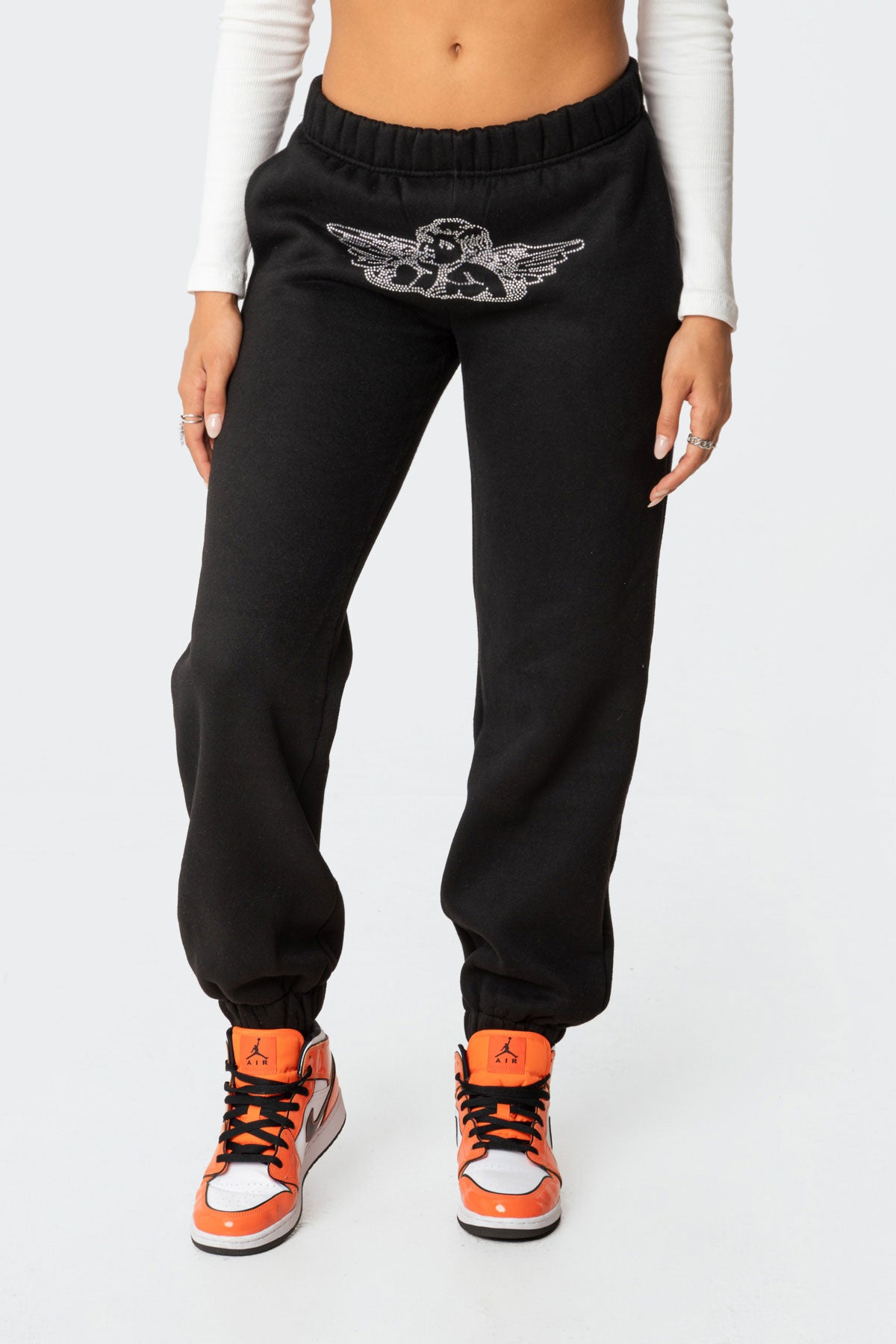 Angie Rhinestone Sweatpants