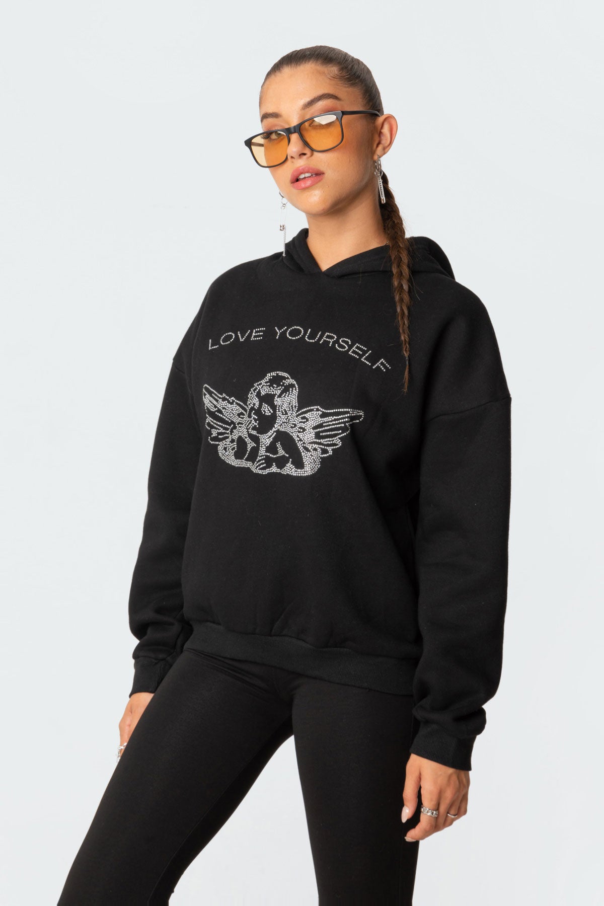 Angie Rhinstone Hoodie