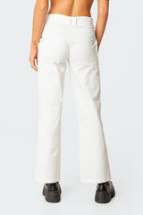 Sia Low-Rise Cargo Pants