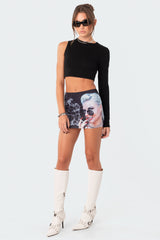 Smokin Low-Rise Mini Skirt