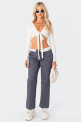 Layla Wrap Crop Top