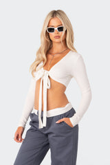 Layla Wrap Crop Top