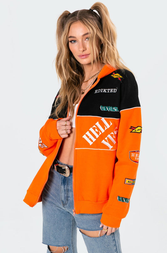 Speedway Embroided Hoodie