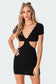 Becky Cut Out Ribbed Mini Dress