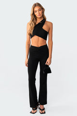 Gina One Shoulder Crop Top