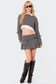 Zizi Pleat & Pouch Wrap Mini Skirt