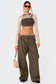 Carlo Low Rise Side Cut Out Cargo Pants