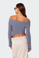 Vea Fold Over Asymmetric Sweater