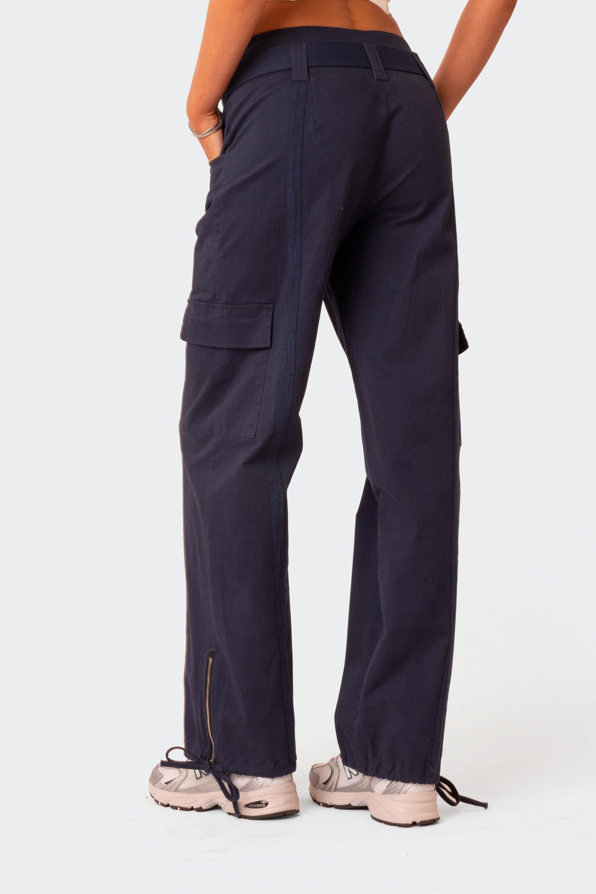 Manuel Low Rise Belted Cargo Pants
