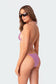 Shimmer Rhinestone Triangle Bikini Top