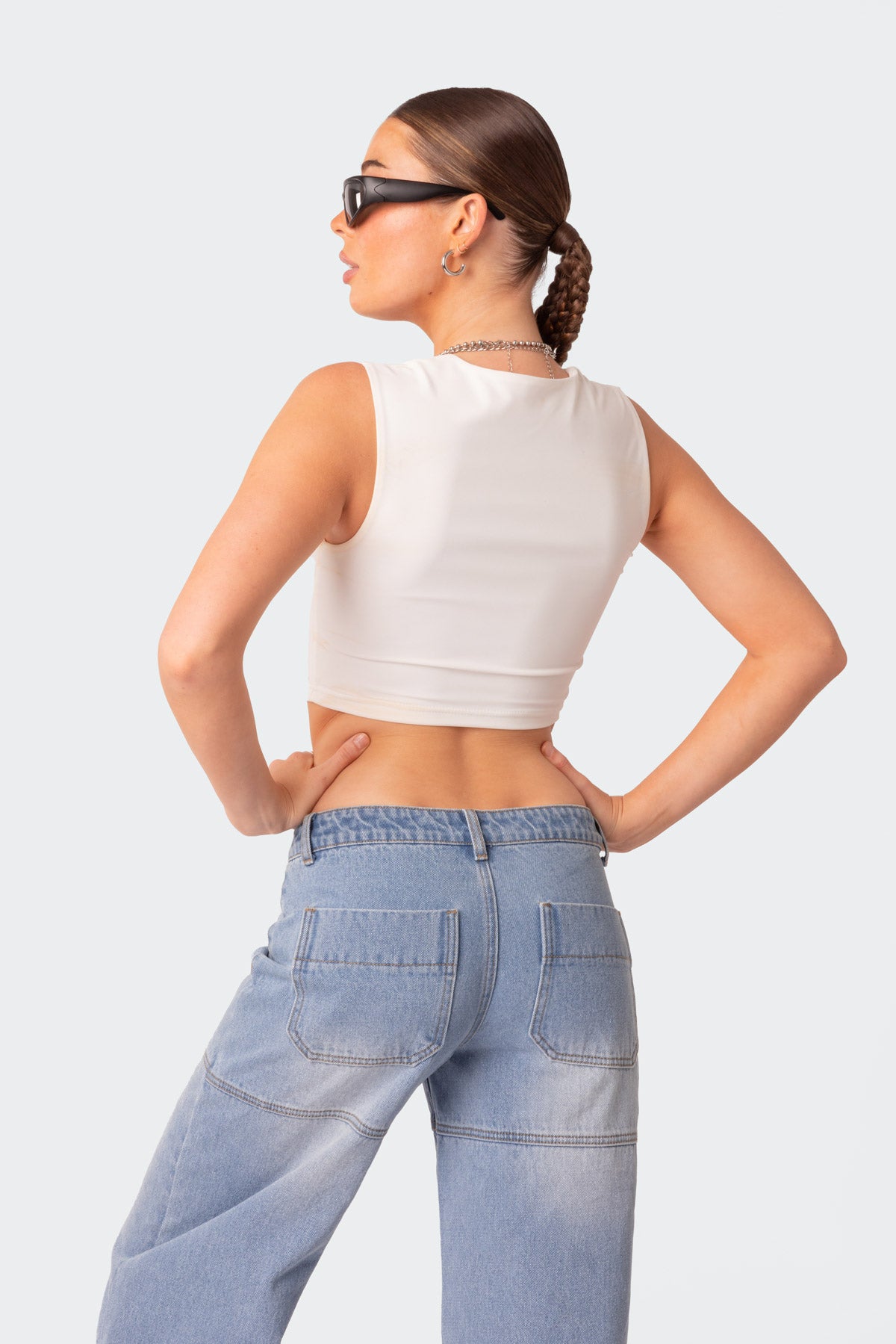 It Girl Square Neck Crop Top